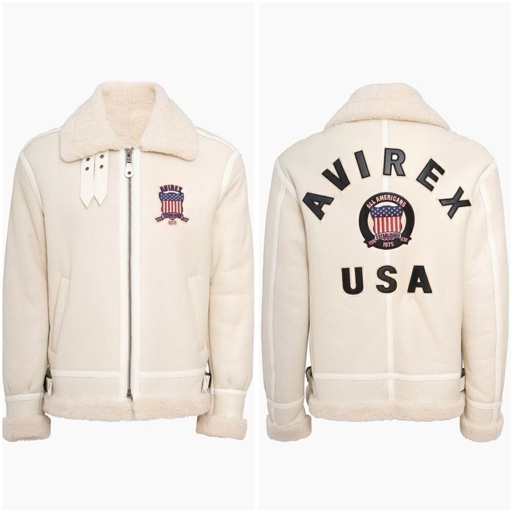 Avirex Icon Shearling Jacket size XL